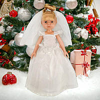 Красивая большая кукла 43см Невеста в подарочной коробке