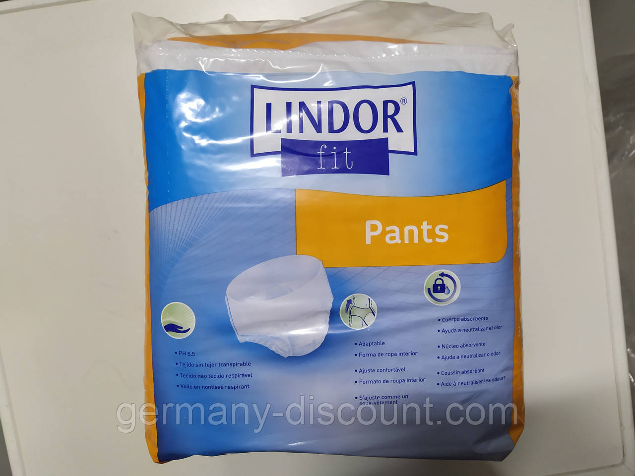 Підгузки трусики для дорослих Lindor Elasticos M 15 шт., фото 1