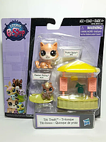 Littlest Pet Shop Игровой набор Littlest pet shop "Лакомства" Кошечка и ее приятель хомяк