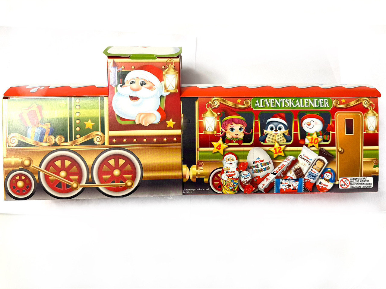 Адвент Календар Потяг Kinder Mix 3D-Zug Advent Calendar 226g