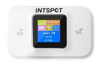 WI-FI роутер 4G LTE INTSPOT Портативний вай-фай роутер з картою для села гаража дачі в машину, фото 2