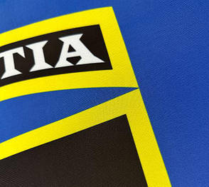 Прапор 30 ОМБр імені князя Костянтина Острозького ЗСУ синьо-жовтий 1, фото 3