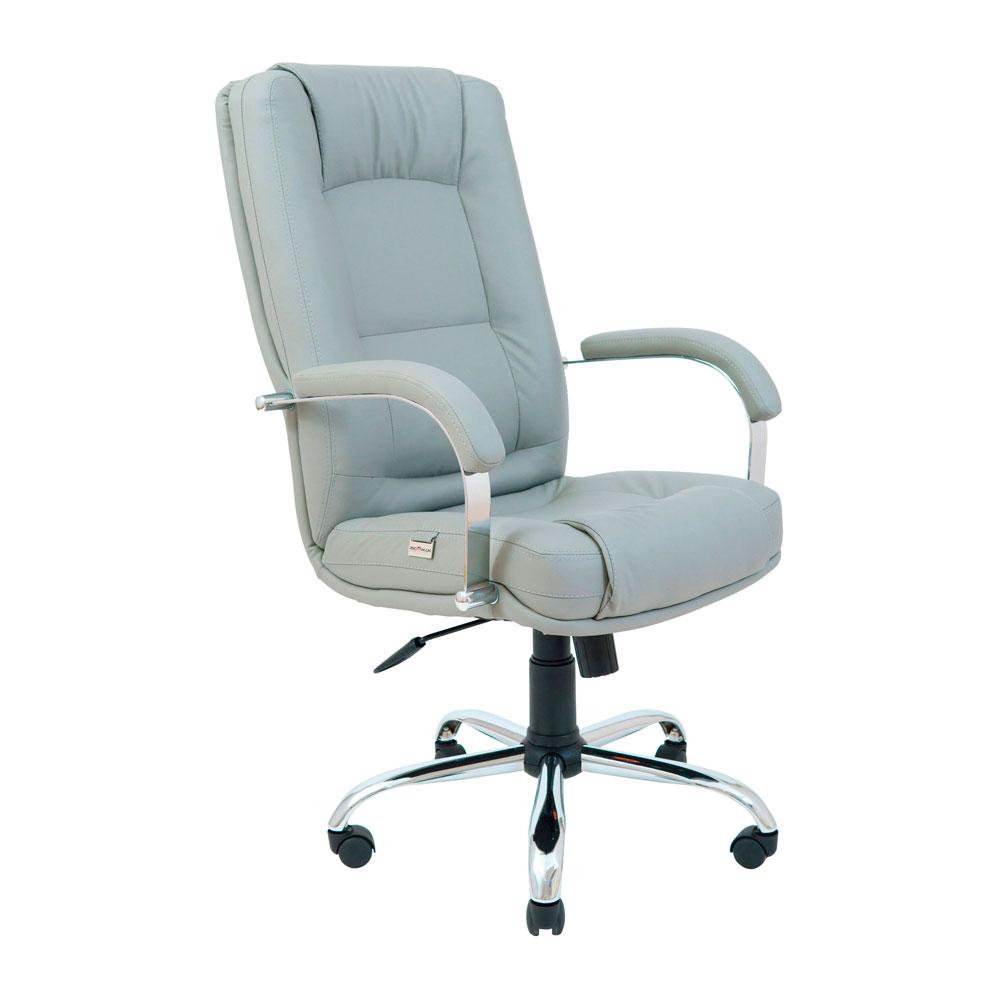 Комп'ютерне крісло для керівника, начальника Альберто Alberto Хром М1 Richman, директорське крісло, фото 1