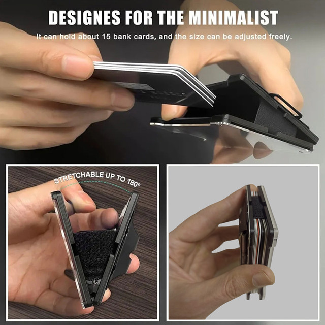 Картхолдер металевий з RFID-захистом Прапор Америки Картхолдер металевий з RFID-захистом Прапор Америки