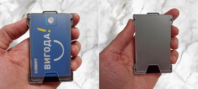 Картхолдер металевий з RFID-захистом Прапор Америки Картхолдер металевий з RFID-захистом Прапор Америки