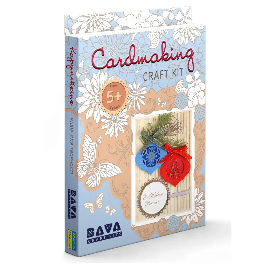 Набір для творчості "Кардмейкінг" ОТК-017 новорічна листівка, фото 1