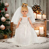 Красивая большая кукла 43см Невеста в подарочной коробке