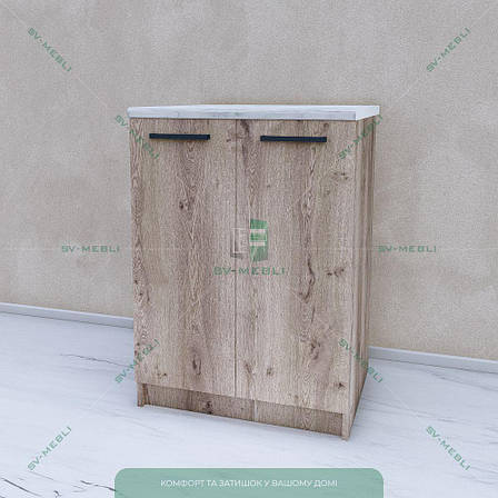 Кухонний модуль нижній МП13 600 мм без стільниці - ДСП | Sv-mebli, фото 1