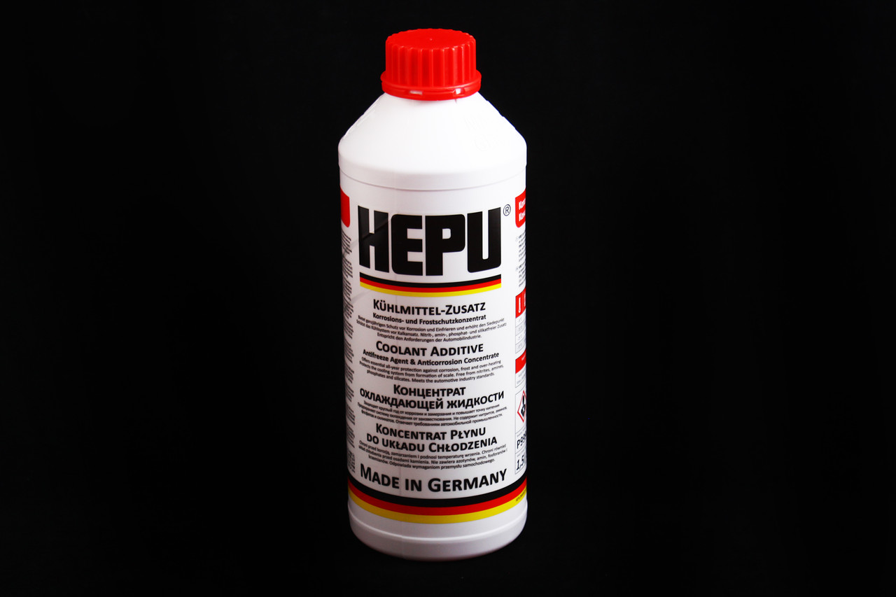 Рідина охолоджувальна антифриз червоний концентрат "Helu" 1.5 кг (P999 G-12)