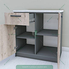 Шафа для кухні нижній з шухлядою МП15 800 мм без стільниці - ДСП | Sv-mebli, фото 3