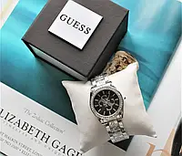 Жіночі наручні годинники Guess silver&black