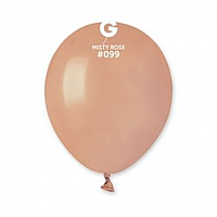 ШАРЫ ВОЗДУШНЫЕ 5' ПАСТЕЛЬ GEMAR G90-99 туманный розовый (13 СМ)