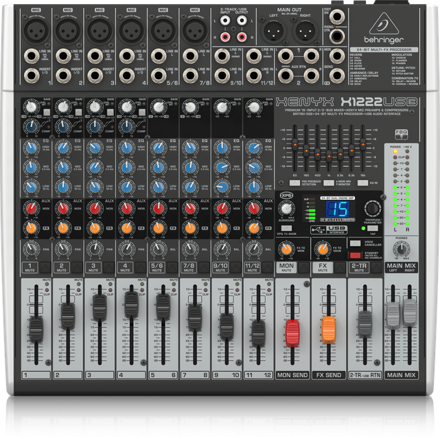 ᐉ Замовити Мікшерний пульт Behringer Xenyx X1222USB за доступною