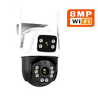 Камера видеонаблюдения уличная (8MP), Камера наружного наблюдения для дома, Камера для охраны дома, AVI
