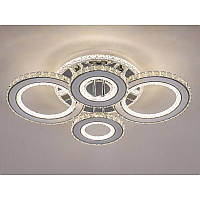 Люстра світлодіодна акрилова + нічник с пультом 3100-6100К, 208Вт. F+LIGHT