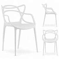 Крісло стілець для кухні вітальні барів Bonro B-486 біле лучшая цена с быстрой доставкой по Украине