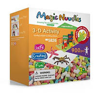 Детский развивающий 3D конструктор Magic Nuudles 900 деталей