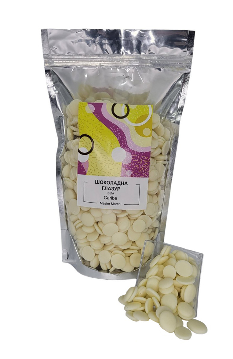 Шоколадна глазур біла "Caribe Master Martini" 1 кг