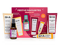 Подарочный набор для ухода за кожей лица Q+A Festive Favourites Gift Set (5060486267408)