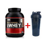 Комплект Протеїн Optimum Nutrition 100% Whey Gold Standard 2.27 кг Молочний Шоколад + Шейкер (431703)