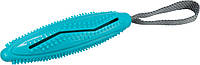 Игрушка для собак термопластичная резина для чистки зубов Trixie, Жевательная игрушка для лакомств собаке 20см