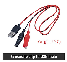 Перехідник USB — крокодил