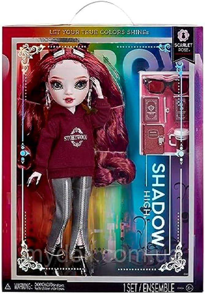 Лялька Рейнбоу Хай Шедоу Хай Скарлет Роуз Rainbow High Shadow Scarlett Rose Doll S3 592785 MGA Оригінал