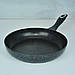Сковорода Hascevher Stoneco 24 см з кришкою та антипригарним покриттям Kanaflon для індукції та газу, фото 3