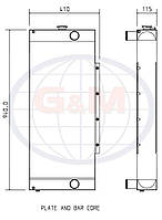 Радіатор масляний JCB 332/C0970 Cooler oil