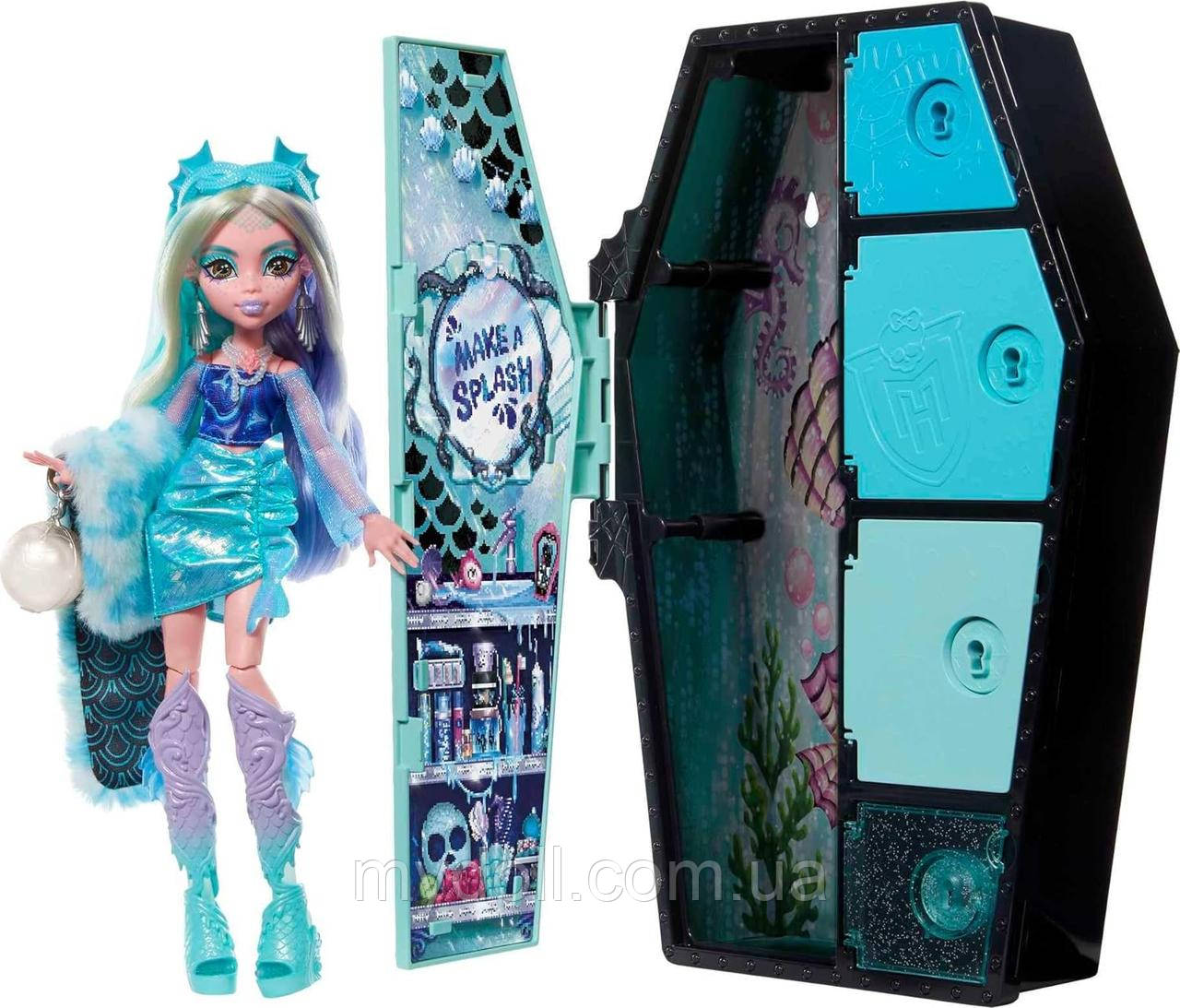 Лялька Монстер Хай Лагуна Блю Monster High Lagoona Blue Skulltimate Secrets Fearidescent Series HNF77 Оригінал