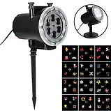 Проектор Новорічний 12 Картриджів PIC-07-12, Лазерна Установка для Проектування Зображень, фото 3