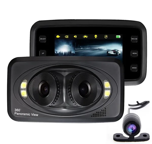 Автомобільний Відеореєстратор PanoraMic H6000 Driving Recorder + Камера Заднього Виду, Камера Відеоспостереження