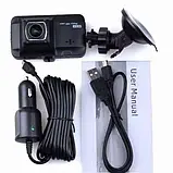 Автомобільний Відеореєстратор Black BOX T176 Vehicle DVR Full HD в Металевому Корпусі Чорний, фото 8