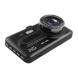Відеореєстратор DVR-T686TP Сенсорний 4 Full HD 2 Камери, Камера Відеоспостереження для Авто, фото 3