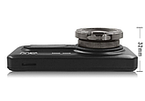 Відеореєстратор DVR-T686TP Сенсорний 4 Full HD 2 Камери, Камера Відеоспостереження для Авто, фото 8