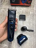 Машинка для стрижки Волосся GEEMY-566 | Бездротовий акумуляторний Тример, фото 7