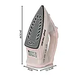 Електрична Парова Праска RAF R.1229P з Керамічною Підошвою 1200Вт Рожевий, Відпарювач, фото 4