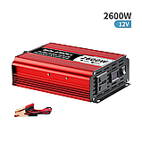Інвертор напруги SOLAROLL чиста синусоїда з 12V в 220V 2600W, Підвищувальний перетворювач, Інвертор, фото 3