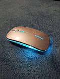 Мишка USB AP100 із зарядкою micro, Миша комп'ютерна ігрова, Бездротова безшумна миша комп'ютерна, Бездротова безшумна миша, фото 8