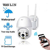 Камера видеонаблюдения PTZ уличная WiFi (V380), Уличная поворотная камера