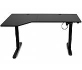 Регульований стіл Barsky StandUp Corner black 145x85см BSTc-01