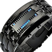 Уникальные бинарные мужские часы Skmei 0926 (Черные) «D-s»