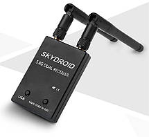 Відеоприймач для FPV дронів SKYDROID DUAL 5.8Ghz, 150CH, дві антени, підключення до телефону по OTG