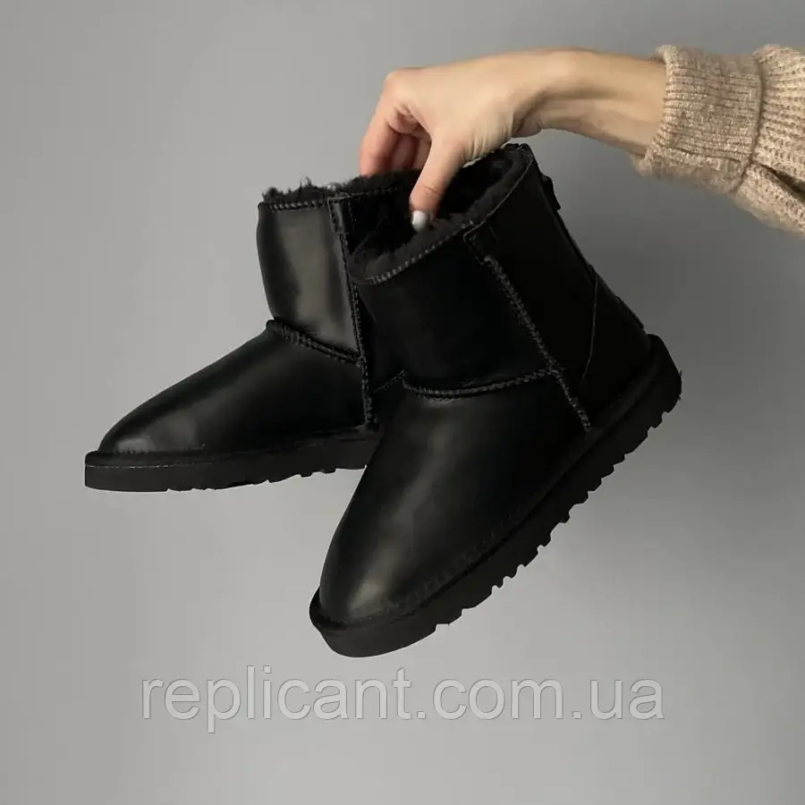 Черевики UGG Mini Zip уги зимові, фото 1