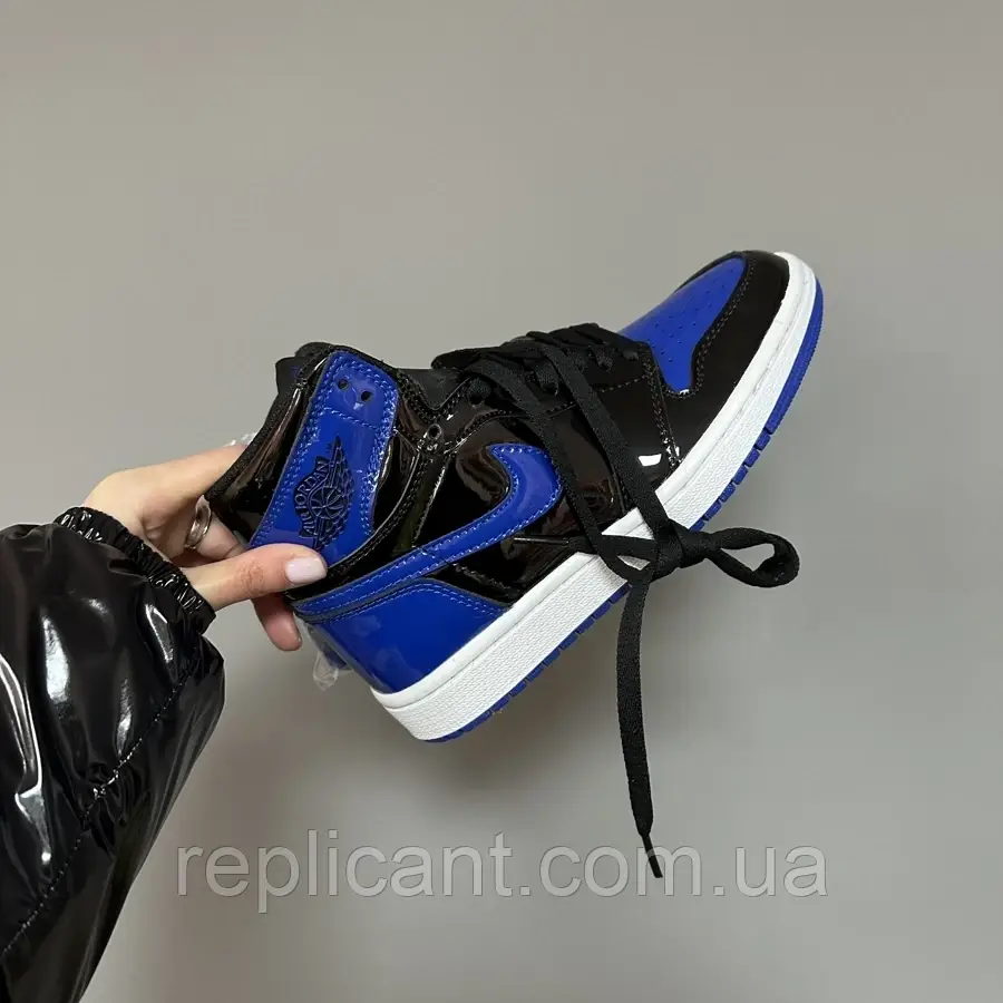 Кроссовки Nike «PATENT ROYAL BLUE» premium кросівки найк