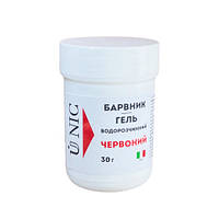 Барвник гелевий водорозчинний 30 г Ú NIC Червоний