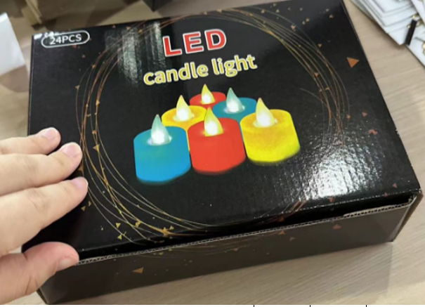 Свічка LED Живе полум'я світна ps 24 (40)