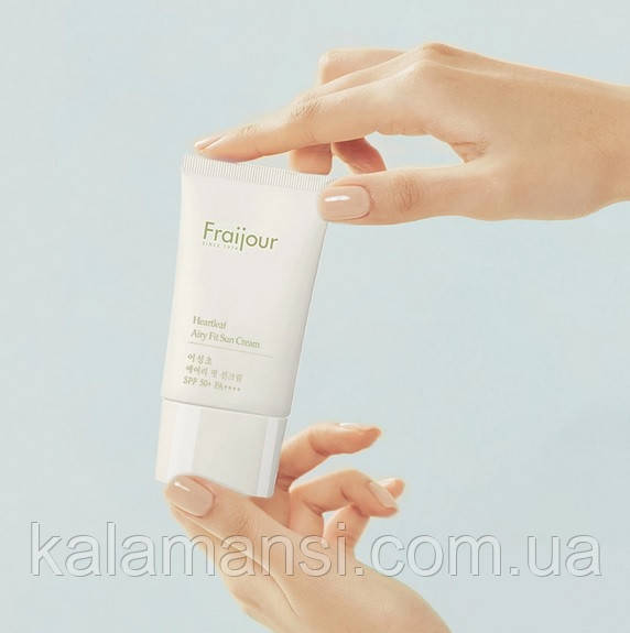 Сонцезахисний крем Fraijour Heartleaf Airy Fit Sun Cream SPF 50+ 50 мл