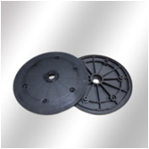 Напівдиск прикочуючого колеса 1 x12 (300х25) (диск поліамід)