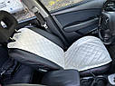 Накидки на сидіння автомобіля алькантара комплект (широкі), фото 9